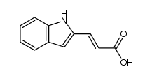 (E)-3-(1H-indol-2-yl)acrylic acid Structure