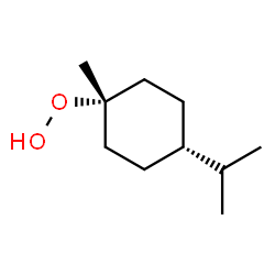 Hydroperoxide, 1-methyl-4-(1-methylethyl)cyclohexyl, cis- (9CI)结构式