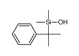 hydroxy-dimethyl-(2-phenylpropan-2-yl)silane结构式