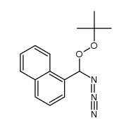 1-(azido(tert-butylperoxy)methyl)naphthalene结构式
