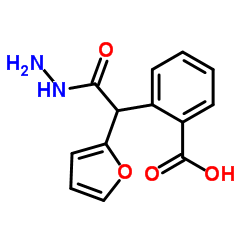 2-[1-(2-Furyl)-2-hydrazino-2-oxoethyl]benzoic acid Structure