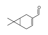 7,7-dimethylbicyclo[4.1.0]hept-3-ene-4-carbaldehyde结构式