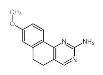 8-methoxy-5,6-dihydrobenzo[h]quinazolin-2-amine结构式