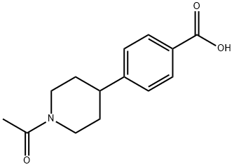 4-(1-Acetylpiperidin-4-yl)benzoic acid Structure