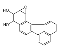 trans-9,10-dihydroxy-anti-11,12-epoxy-9,10,11,12-tetrahydrobenzofluoranthene Structure