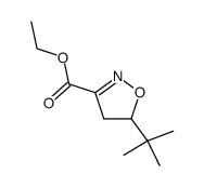 ethyl 5-(tert-butyl)-4,5-dihydroisoxazole-3-carboxylate Structure