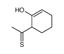 1-(2-hydroxy-1-cyclohex-2-enyl)ethanethione结构式