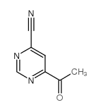 4-Pyrimidinecarbonitrile,6-acetyl- picture