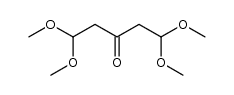 1,1,5,5-tetramethoxypentan-3-one结构式