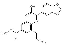 2-(BENZO[D][1,3]DIOXOL-5-YL)-2-(4-(METHOXYCARBONYL)-2-PROPYLPHENOXY)ACETIC ACID picture