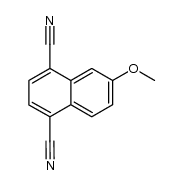 1,4-dicyano-6-methoxynaphthalene Structure