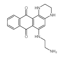 Naphtho[2,3-f]quinoxaline-7,12-dione, 6-[(2-aminoethyl)amino]-1,2,3,4-tetrahydro- Structure