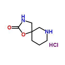 1-oxa-3,7-diazaspiro[4.5]decan-2-one hydrochloride Structure
