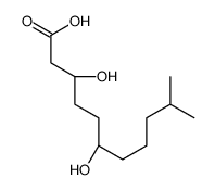 (3S,6R)-3,6-dihydroxy-10-methylundecanoic acid Structure