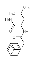 L-Leucinamide,N-benzoylglycyl- Structure