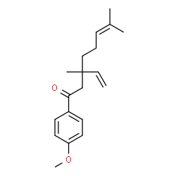 1-(4-Methoxyphenyl)-3,7-dimethyl-3-vinyl-6-octen-1-one Structure