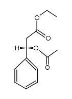 ethyl (S)-3-acetoxy-3-phenylpropanoate Structure