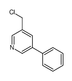 3-(chloromethyl)-5-phenylpyridine structure