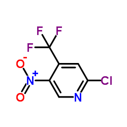 2-Chloro-5-nitro-4-(trifluoromethyl)pyridine Structure