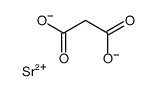 strontium,propanedioate Structure