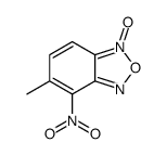 4-Nitro-5-methylbenzofurazane 1-oxide结构式