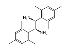 (1S,2S)-1,2-Bis(2,4,6-trimethylphenyl)ethylenediamine Structure