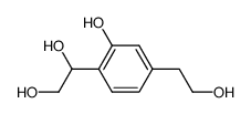 1-(2-hydroxy-4-(2-hydroxyethyl)phenyl)ethane-1,2-diol Structure