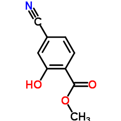 Methyl 4-cyano-2-hydroxybenzoate结构式