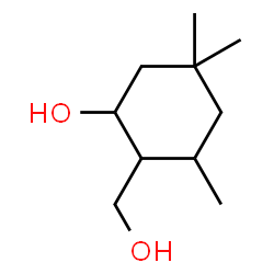 TRIMETHYL HYDROXYMETHYL CYCLOHEXANOL Structure