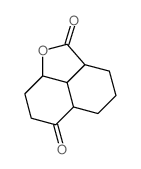 octahydro-2h-naphtho[1,8-bc]furan-2,6(2ah)-dione结构式