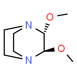 1,4-Diazabicyclo[2.2.2]octane,2,3-dimethoxy-,trans-(9CI) Structure