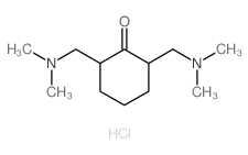 2,6-bis((dimethylamino)methyl)cyclohexanone Structure