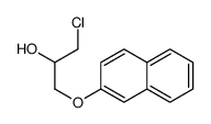 1-chloro-3-naphthalen-2-yloxypropan-2-ol Structure