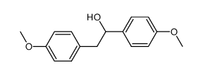 1,2-bis(4'-methoxyphenyl)ethanol Structure