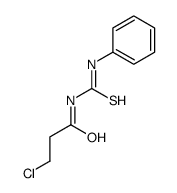 3-chloro-N-(phenylcarbamothioyl)propanamide结构式