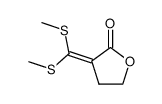 3-(bis-methylsulfanyl-methylene)-dihydro-furan-2-one结构式