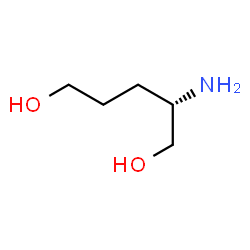 (2S)-2-Amino-1,5-pentanediol Structure