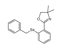 2-(2-benzylselanylphenyl)-4,4-dimethyl-5H-1,3-oxazole Structure