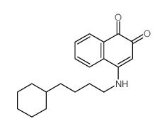 1,2-Naphthalenedione,4-[(4-cyclohexylbutyl)amino]- picture