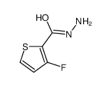 2-Thiophenecarboxylicacid,3-fluoro-,hydrazide(9CI) structure