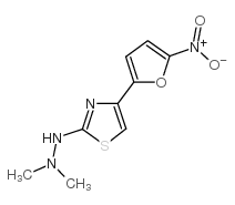 2-(2,2-DIMETHYLHYDRAZINO)-4-(5-NITRO-2-FURYL)THIAZOLE Structure