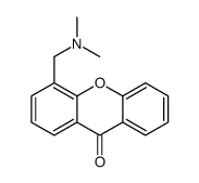 4-[(Dimethylamino)methyl]-9H-xanthen-9-one Structure