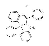 (alpha-methylphenacyl)triphenylphosphonium bromide Structure