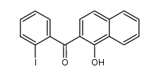 (1-hydroxynaphthalen-2-yl)(2-iodophenyl)methanone结构式