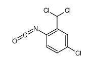 4-chloro-2-(dichloromethyl)-1-isocyanatobenzene结构式