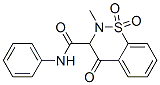 3,4-Dihydro-2-methyl-4-oxo-N-phenyl-2H-1,2-benzothiazine-3-carboxamide 1,1-dioxide Structure