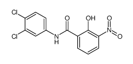 34DICHLORO3NITROSALICYLANILIDE Structure