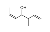 3-methylhepta-1,5-dien-4-ol Structure