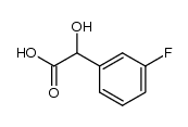 2-(3-fluorophenyl)-2-hydroxyacetic acid Structure
