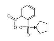 Pyrrolidine, 1-[(2-nitrophenyl)sulfonyl]- Structure